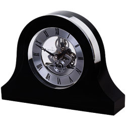 Dartington Crystal Mantle Clock Black